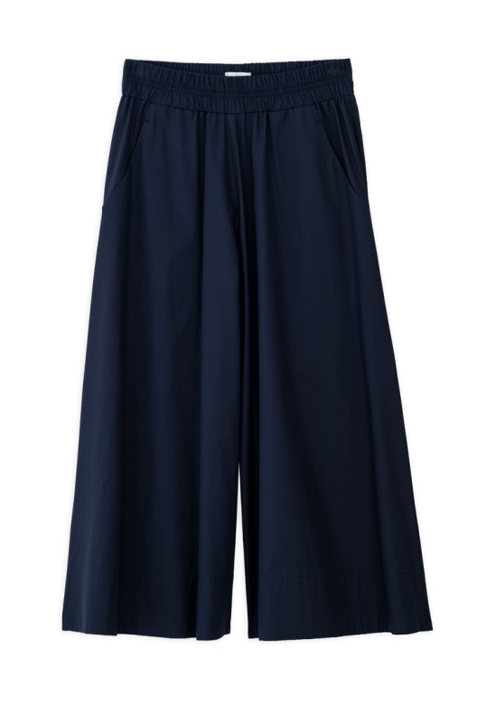 POPLIN JUPE CULOTTE DARK BLUE