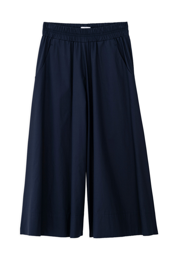 POPLIN JUPE CULOTTE DARK BLUE