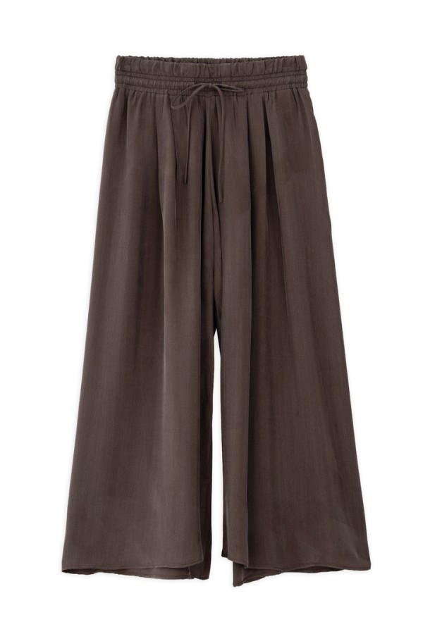 CUPRO JUPE CULOTTE BROWN