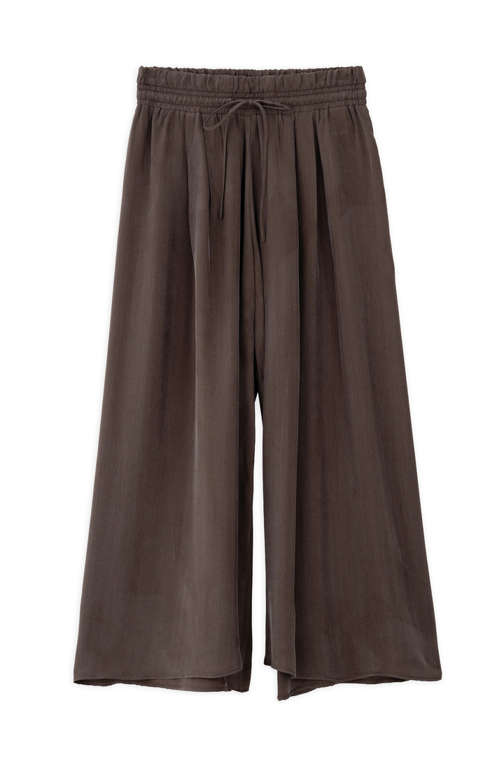 CUPRO JUPE CULOTTE BROWN
