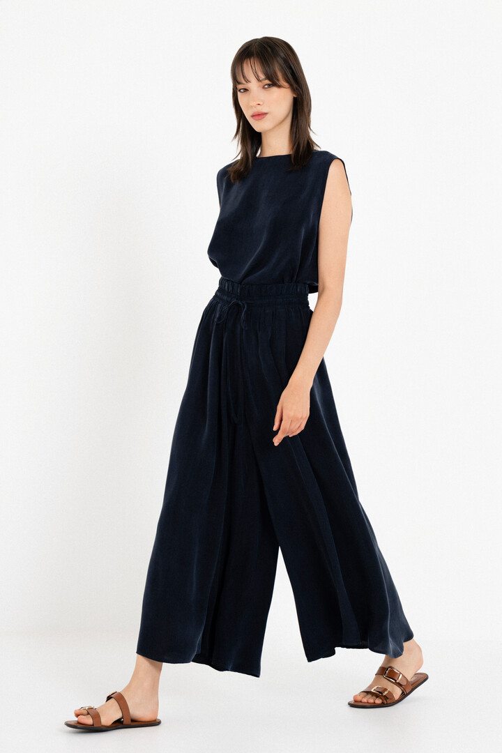CUPRO JUPE CULOTTE DARK BLUE