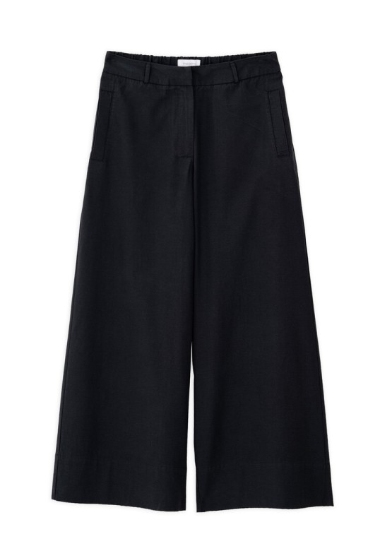COTTON LYOCELL JUPE CULOTTE BLACK