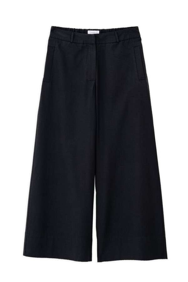COTTON LYOCELL JUPE CULOTTE BLACK