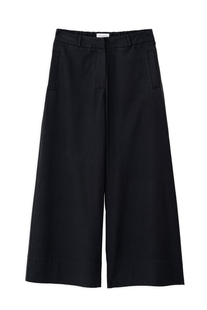 COTTON LYOCELL JUPE CULOTTE BLACK