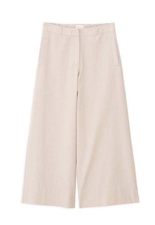COTTON LYOCELL JUPE CULOTTE LIGHT BEIGE