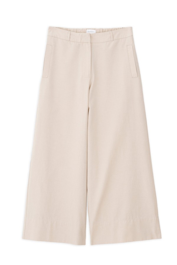 COTTON LYOCELL JUPE CULOTTE LIGHT BEIGE