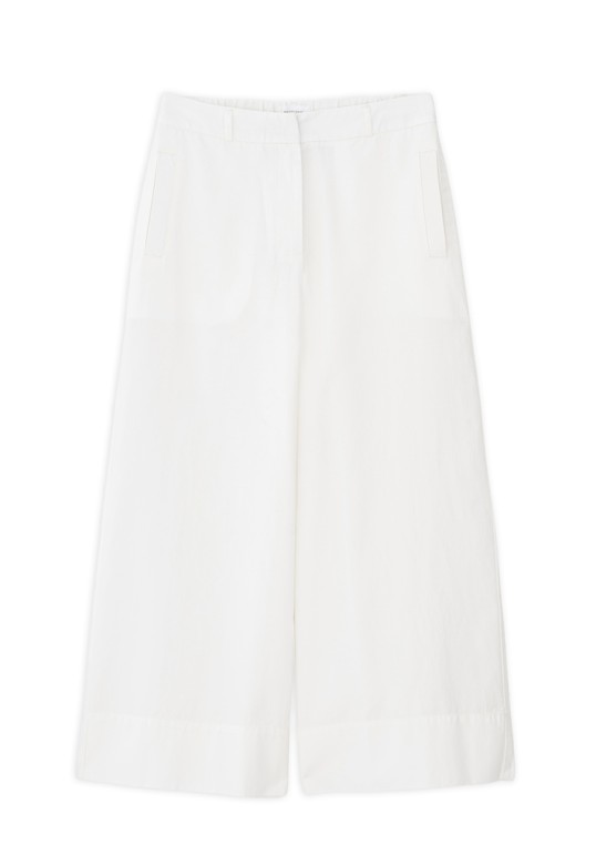 COTTON LYOCELL JUPE CULOTTE OFF WHITE