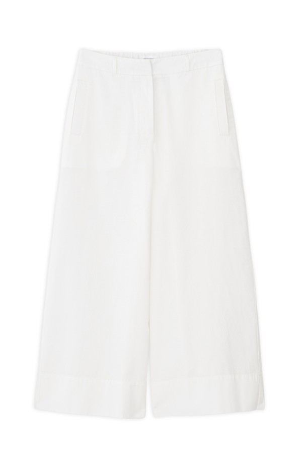 COTTON LYOCELL JUPE CULOTTE OFF WHITE