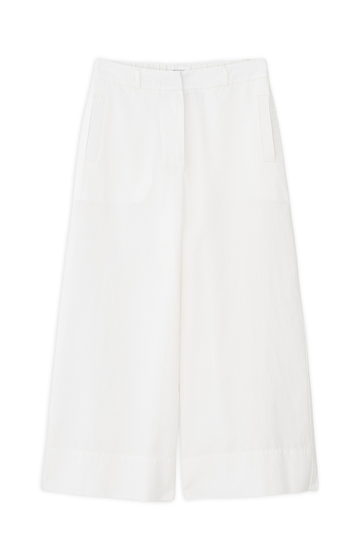 COTTON LYOCELL JUPE CULOTTE OFF WHITE