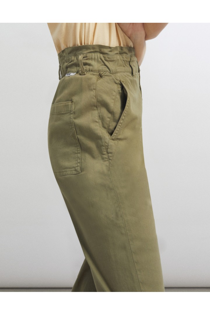 Baggy trouser Bahia Color - KAKI - Outlet Jeans - Reiko Jeans