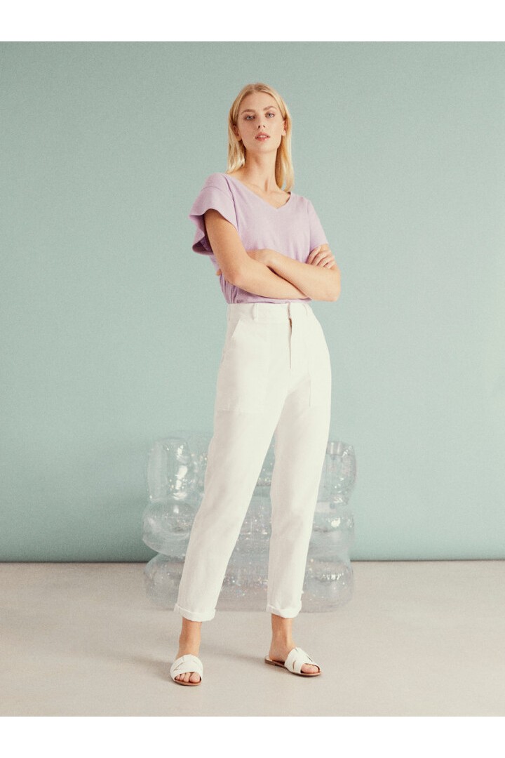 CARGO TROUSERS AIMY - WHITE