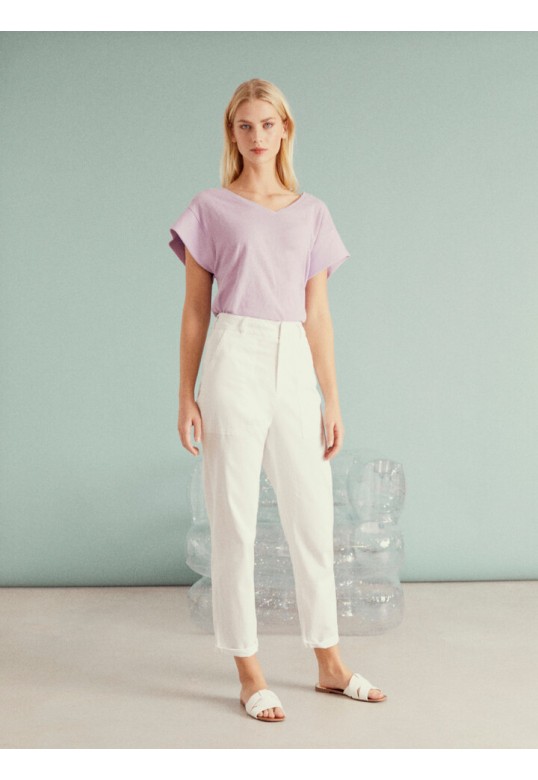 CARGO TROUSERS AIMY - WHITE