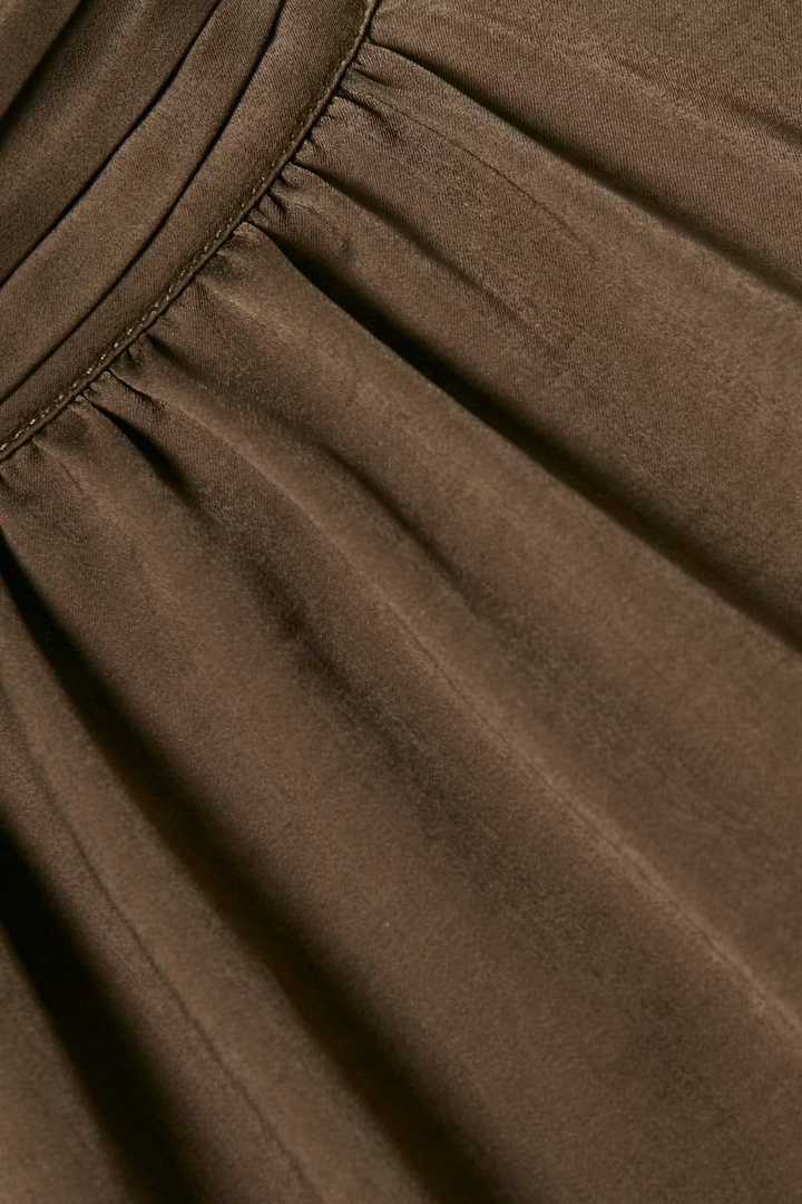 AileenSZ Blouse Chocolate Brown