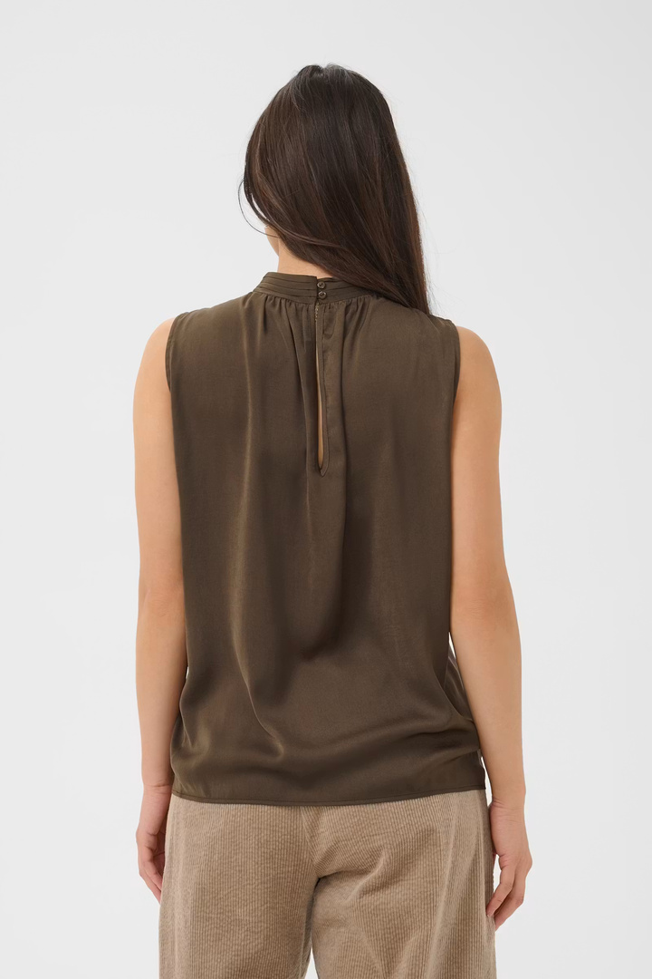 AileenSZ Blouse Chocolate Brown