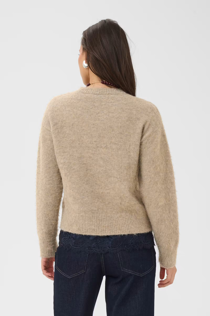 TabanaSZ Pullover Weathered Teak Melange / Brown
