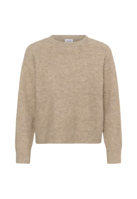 TabanaSZ Pullover Weathered Teak Melange / Brown
