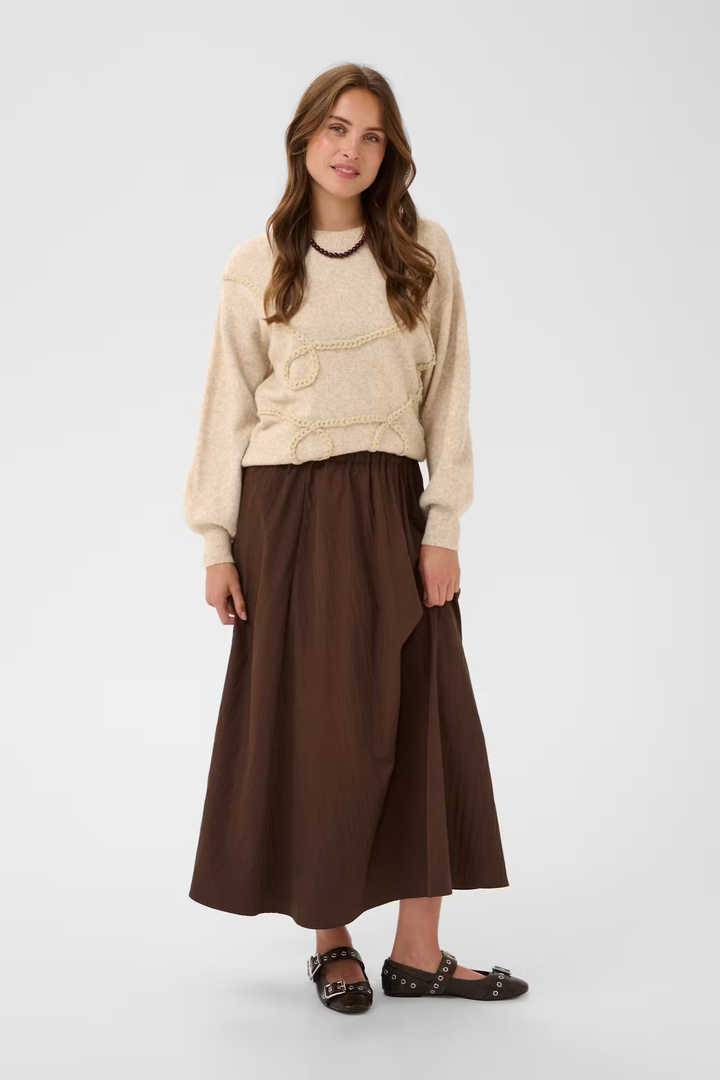 TitiaSZ Pullover Creme Melange / White