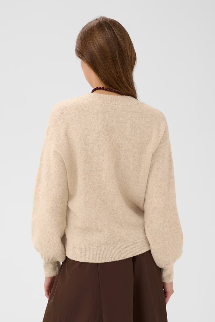 TitiaSZ Pullover Creme Melange / White