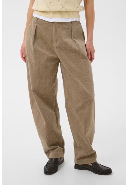 TadettaSZ Trousers Weathered Teak / Brown