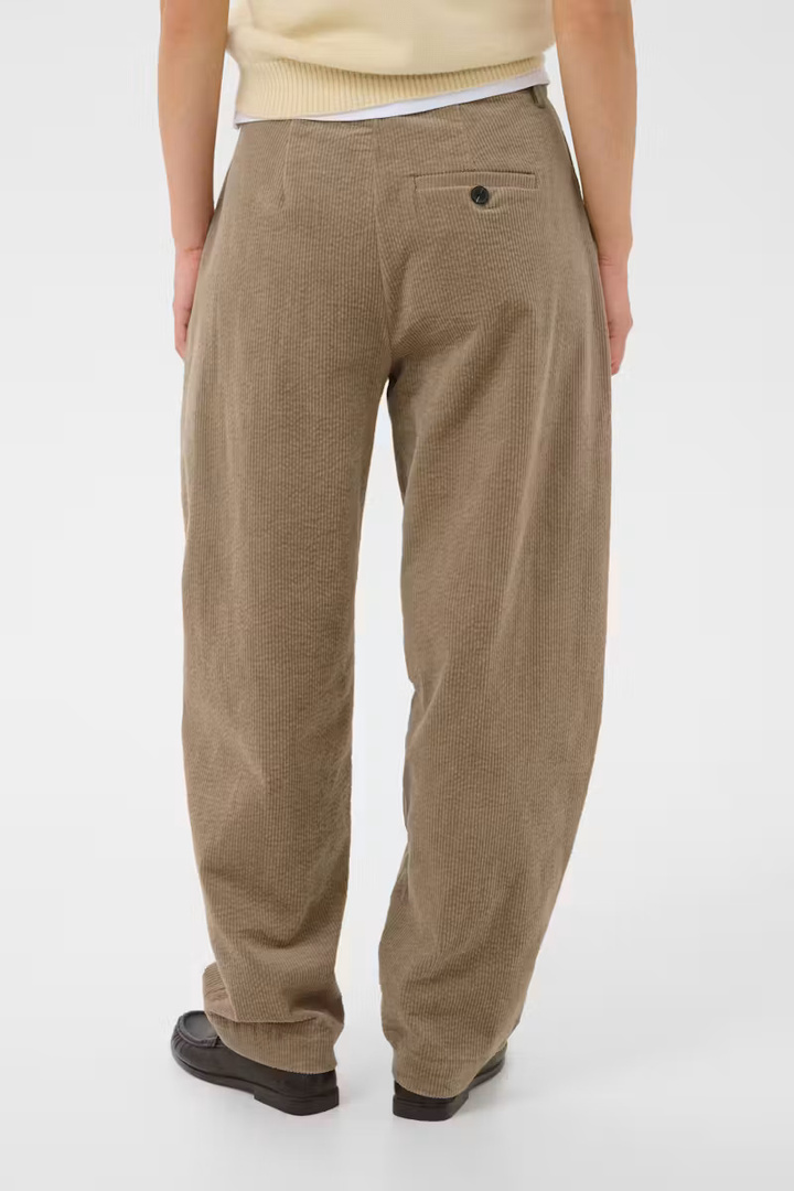 TadettaSZ Trousers Weathered Teak / Brown