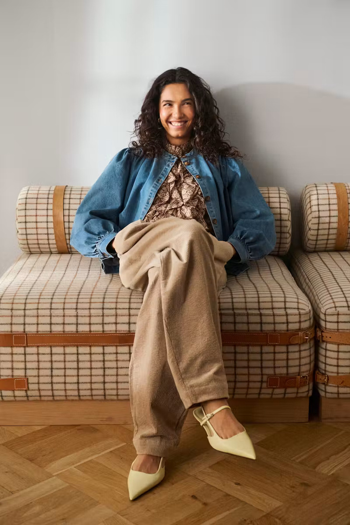 TadettaSZ Trousers Weathered Teak / Brown