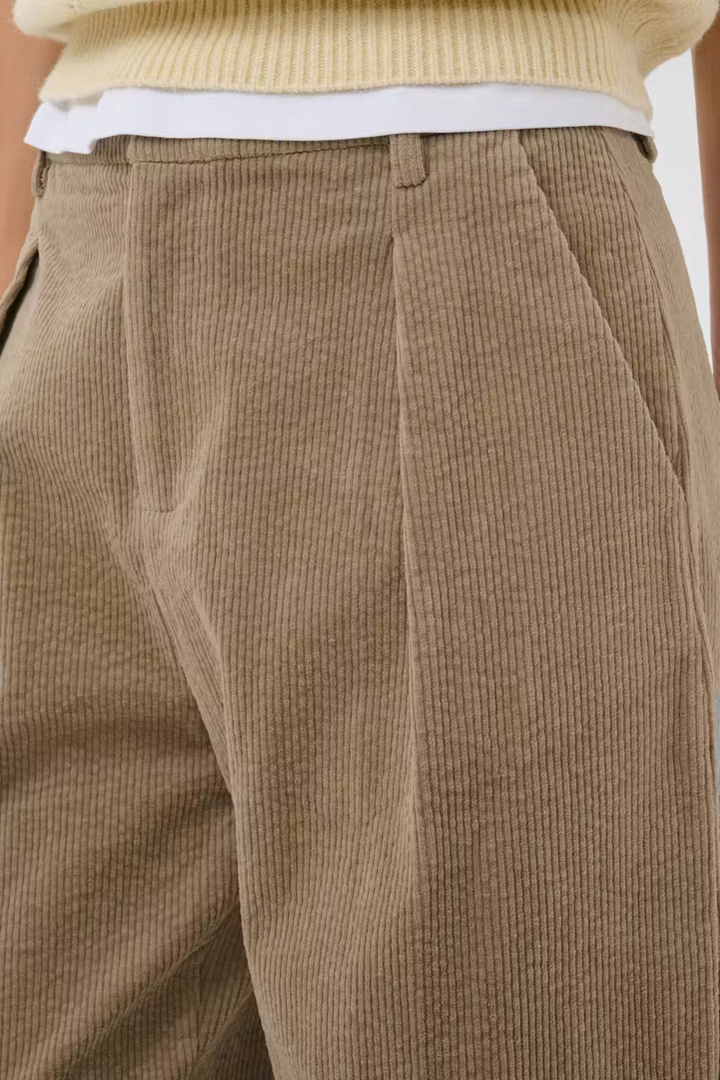 TadettaSZ Trousers Weathered Teak / Brown