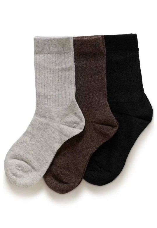 TennaSZ Socks Brown Grey Black Box