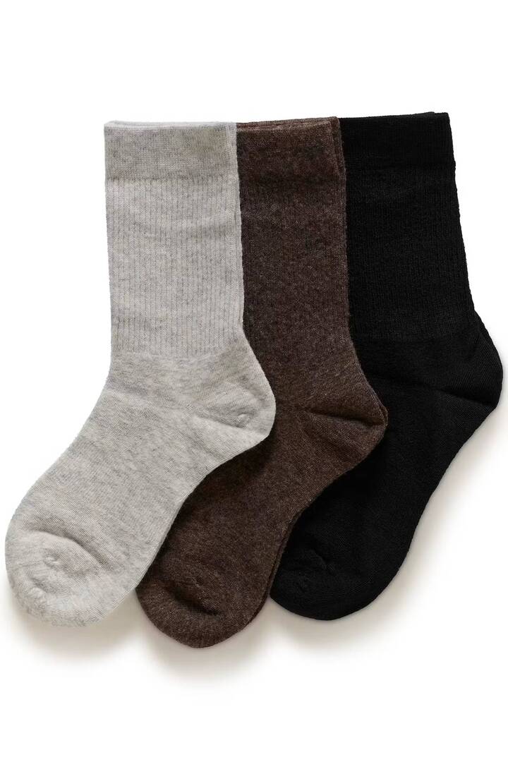 TennaSZ Socks Brown Grey Black Box