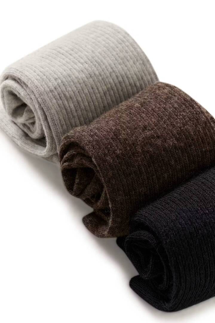TennaSZ Socks Brown Grey Black Box