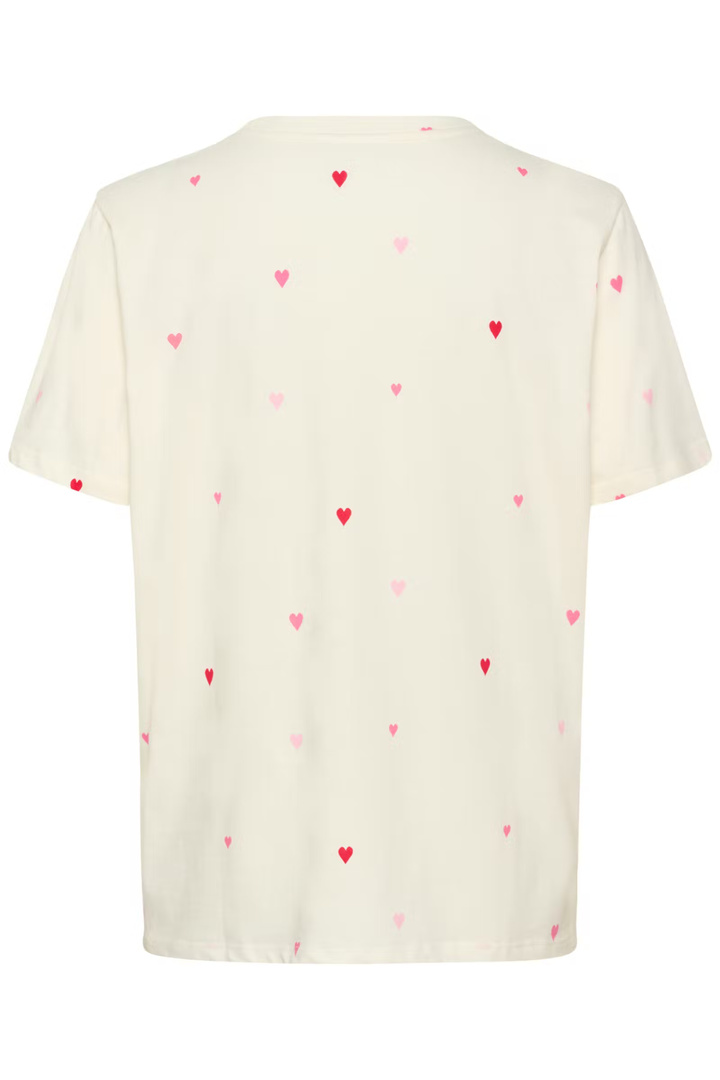 Johanna T-shirt  Ice Pink Multi un Hearts