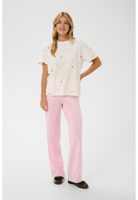 Johanna T-shirt  Ice Pink Multi un Hearts