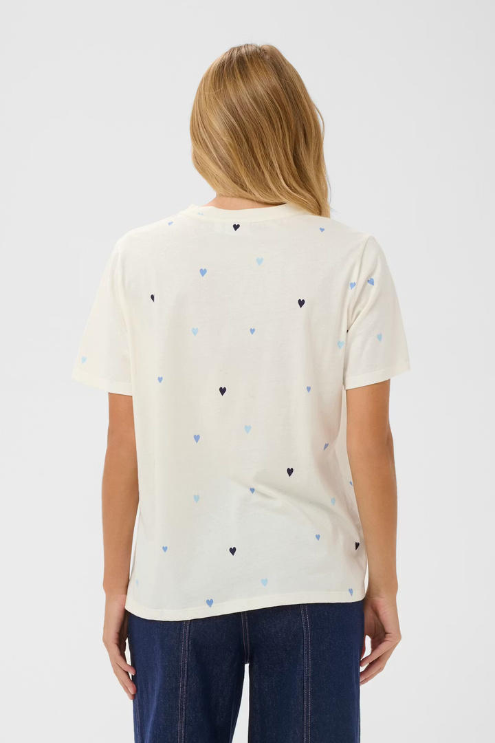 Johanna T-shirt Ice Blue Multi un Hearts