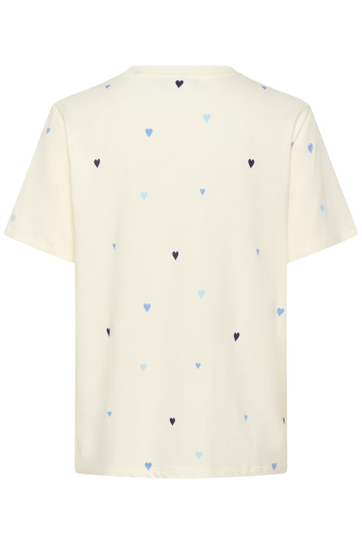 Johanna T-shirt Ice Blue Multi un Hearts