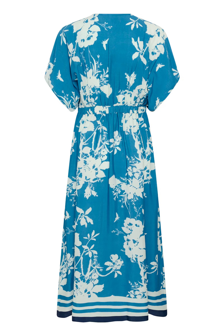 RashedaSZ Dress Vallarta Blue Flower Bouquet