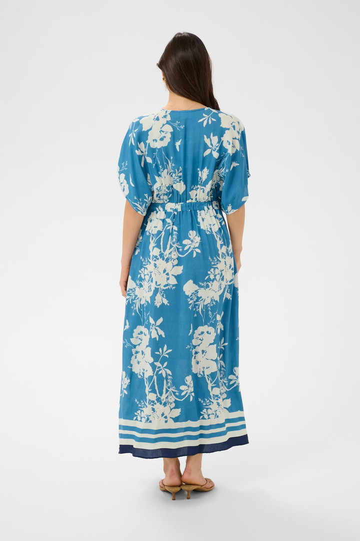 RashedaSZ Dress Vallarta Blue Flower Bouquet