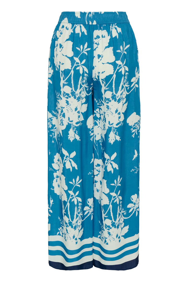 RashedaSZ Trousers Vallarta Blue Flower Bouquet