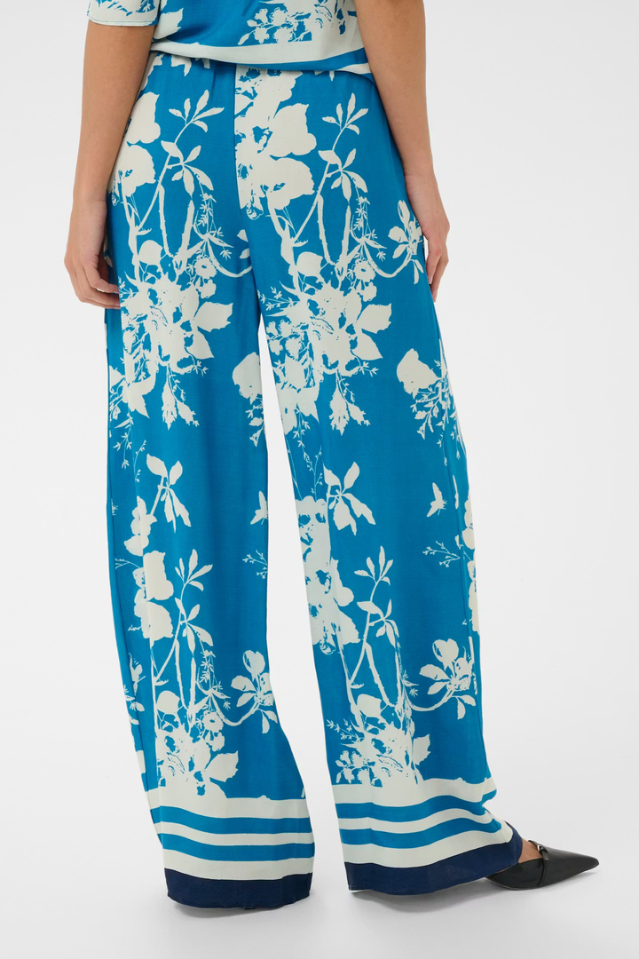 RashedaSZ Trousers Vallarta Blue Flower Bouquet