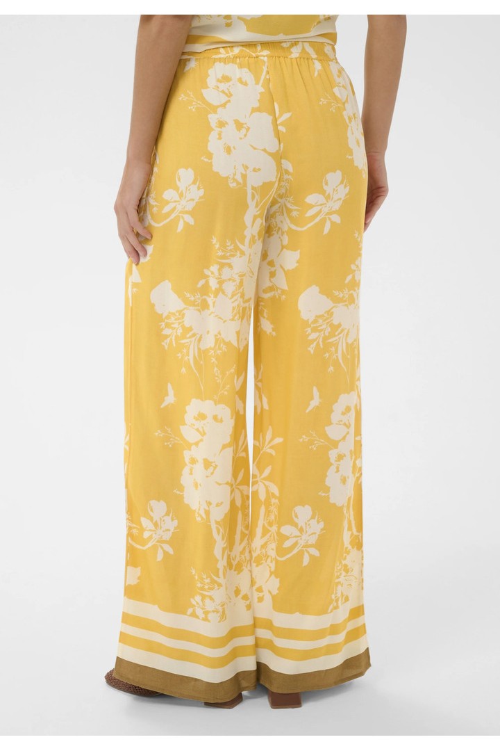 RashedaSZ Trousers Golden Apricot Flower Bouquet