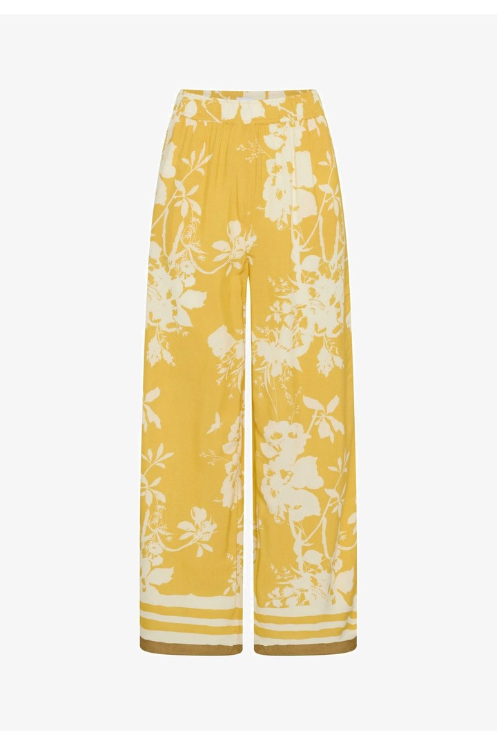 RashedaSZ Trousers Golden Apricot Flower Bouquet