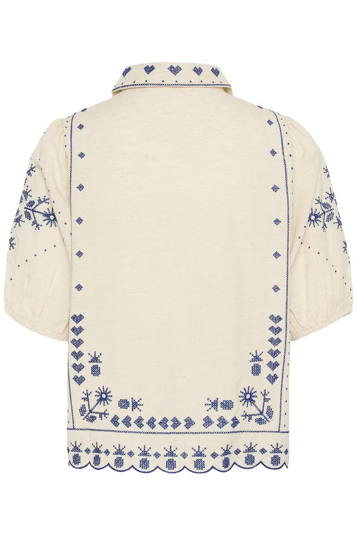 RomelleSZ Shirt Turtledove / White