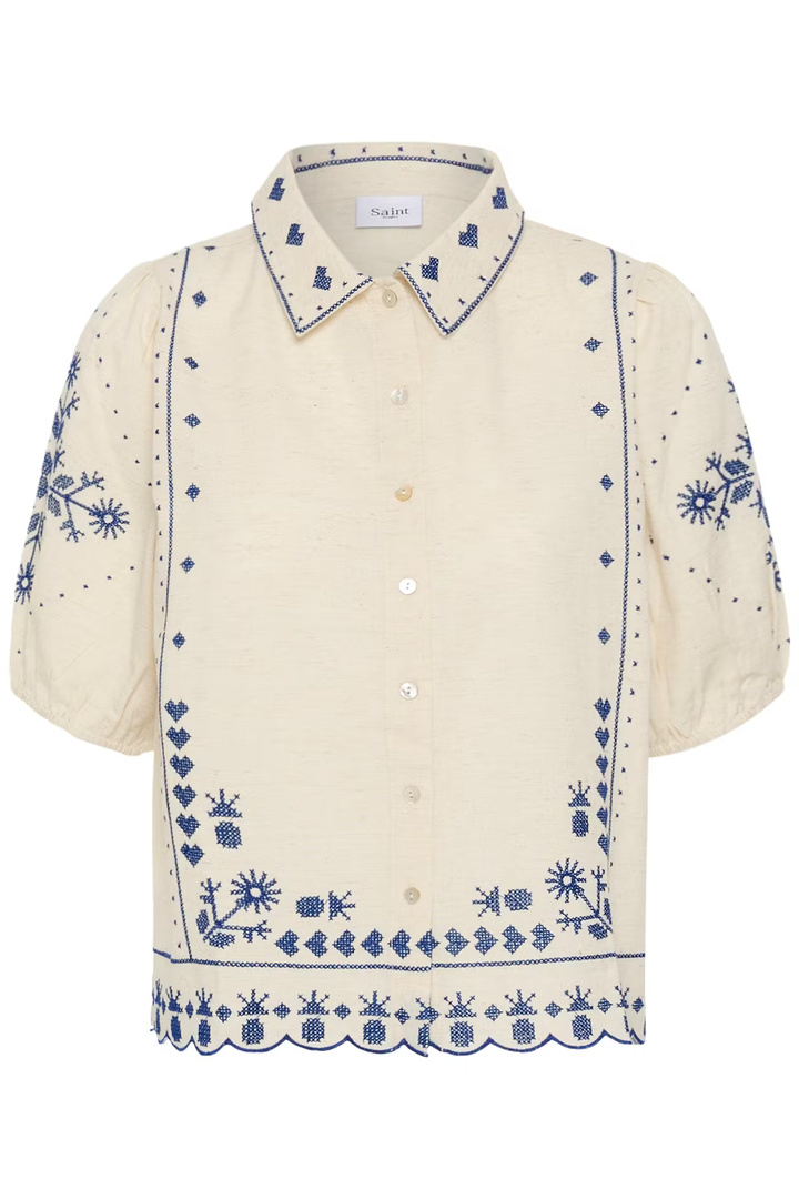 RomelleSZ Shirt Turtledove / White