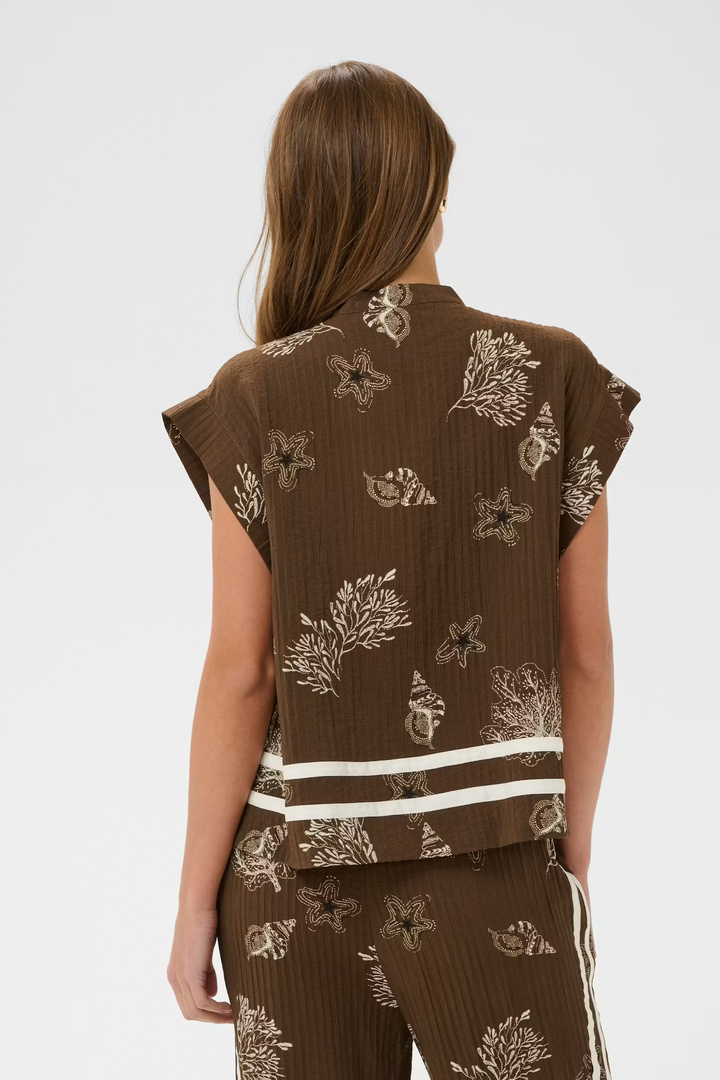 RosashellSZ Blouse Fudge Sea Shell / Brown