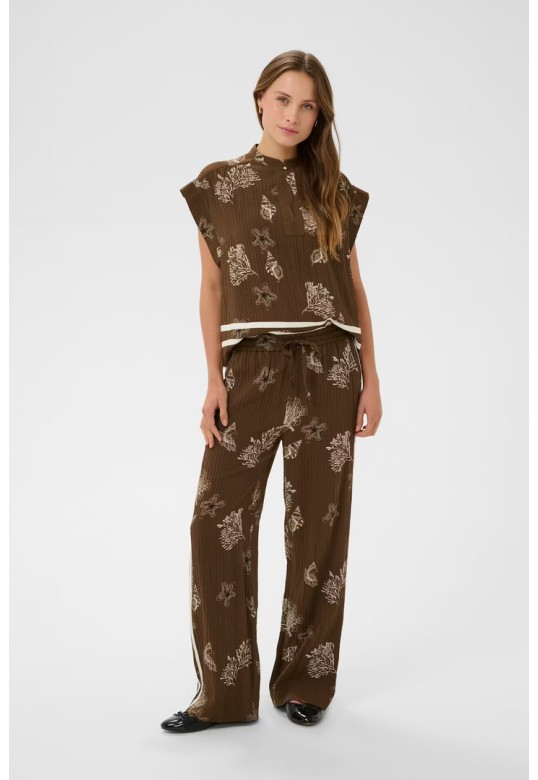 RosashellSZ Trousers Fudge Sea Shell / Brown