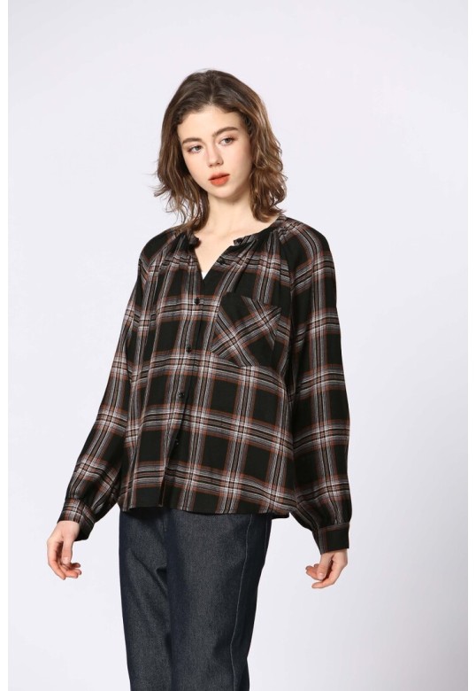 BLOUSE S25219275 BLACK