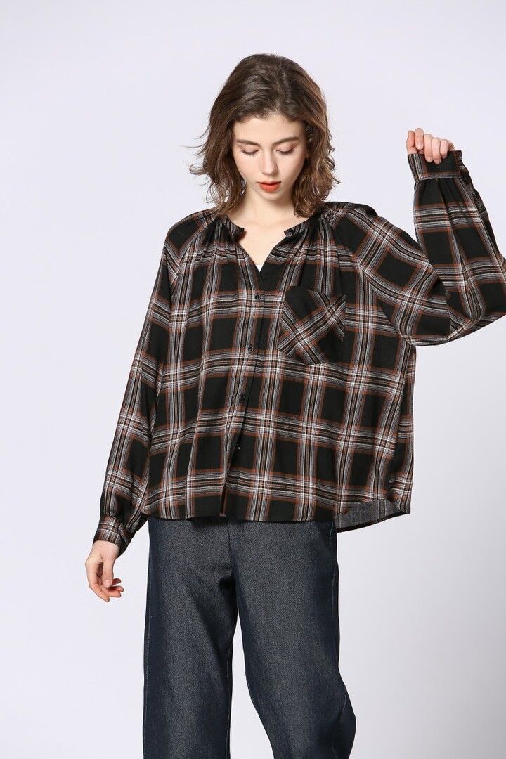 BLOUSE S25219275 BLACK