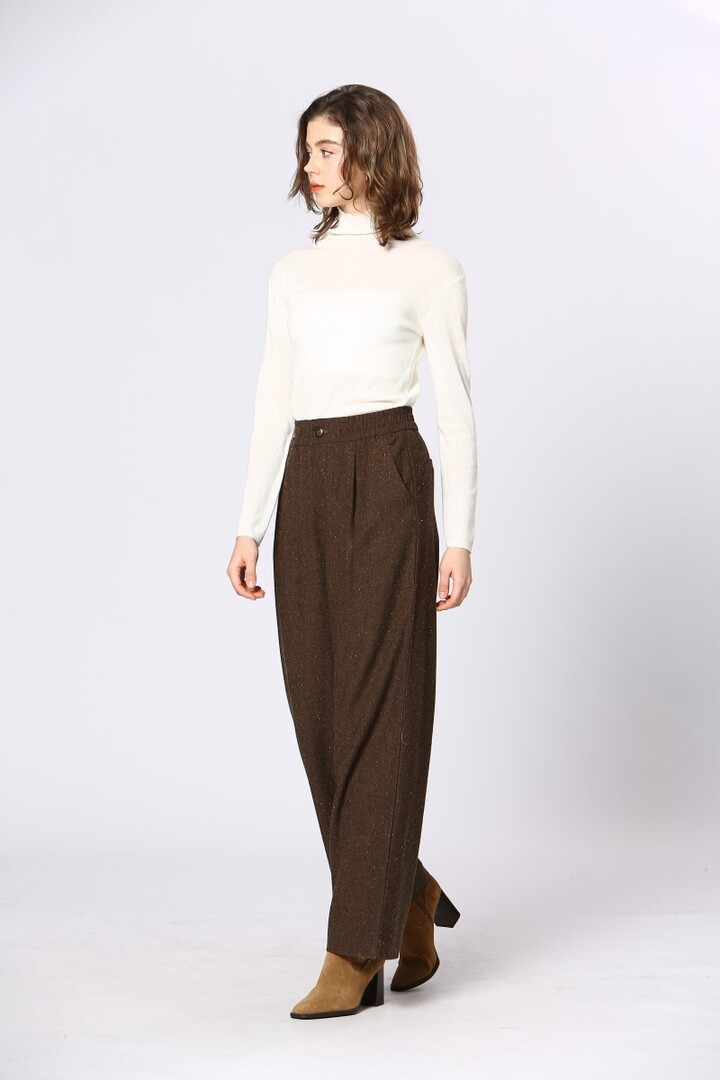 PANTS S25241130 BROWN