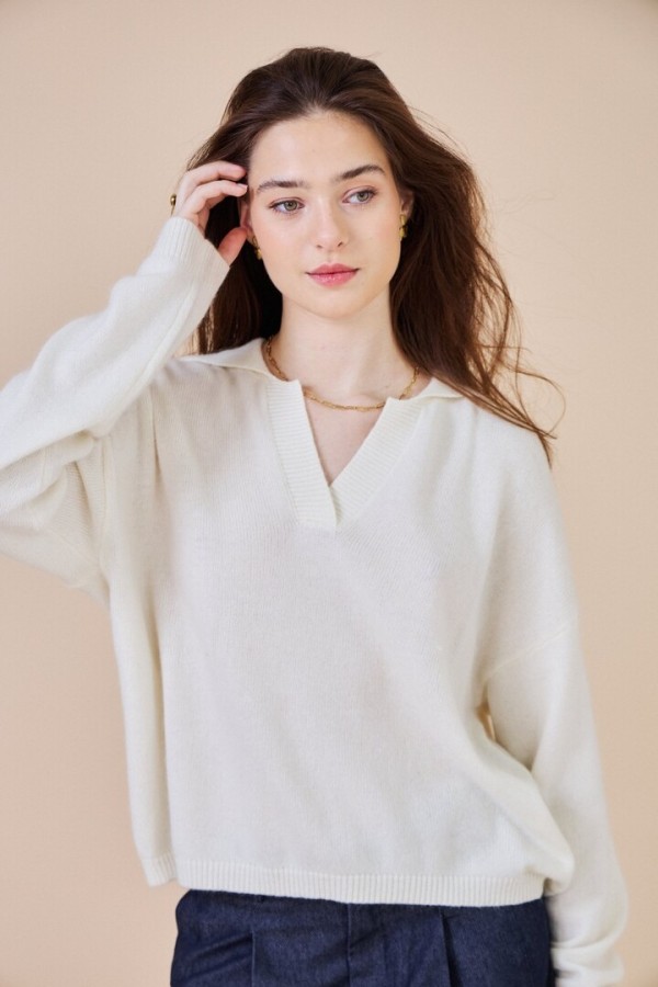 SWEATER S25203907 CREAM
