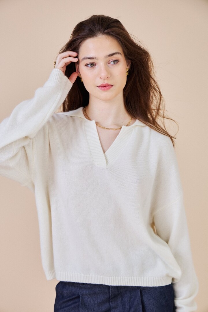 SWEATER S25203907 CREAM