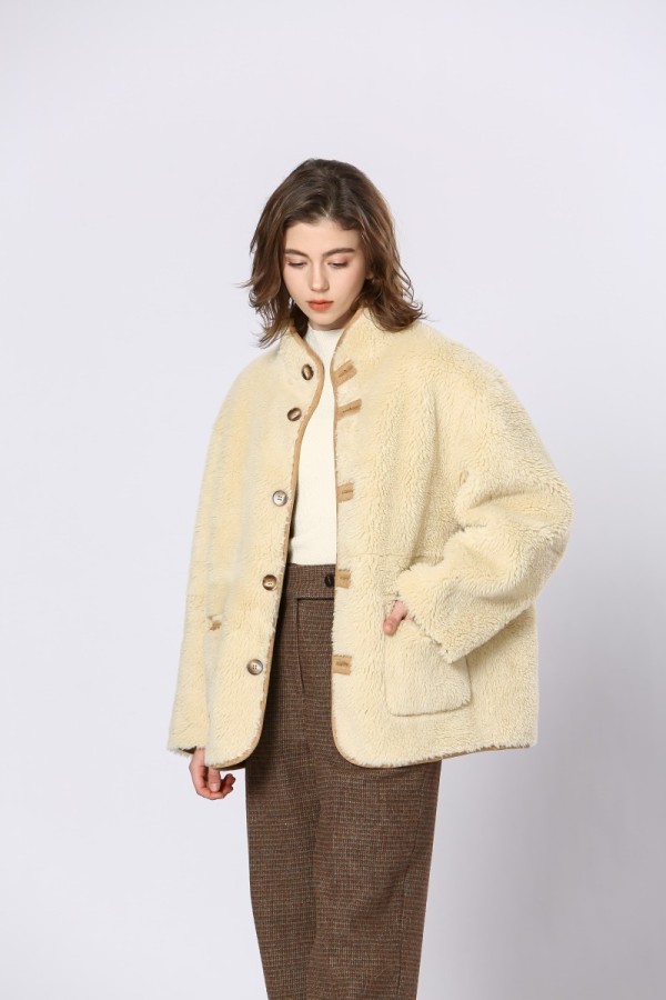 JACKET S25259294 BEIGE