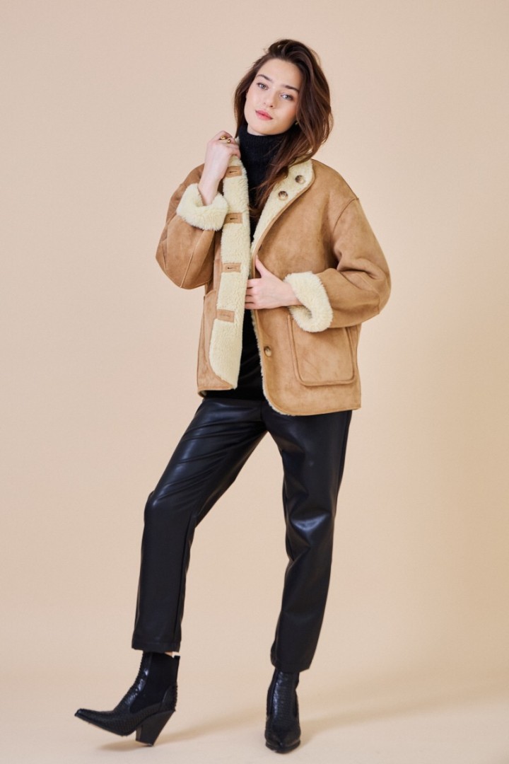 JACKET S25259294 BEIGE